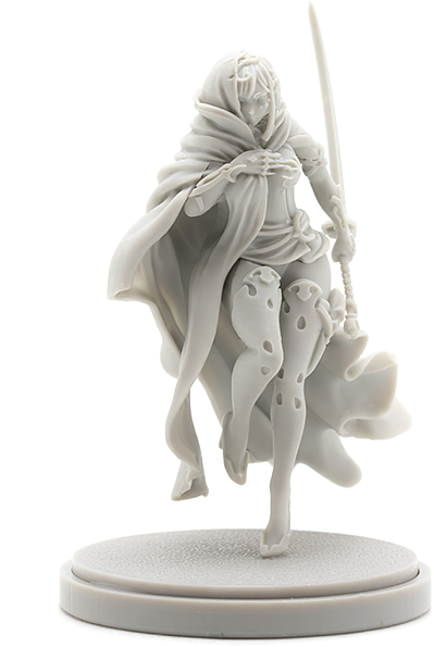 Kingdom Death Shadow Thief (530x700), Png Download