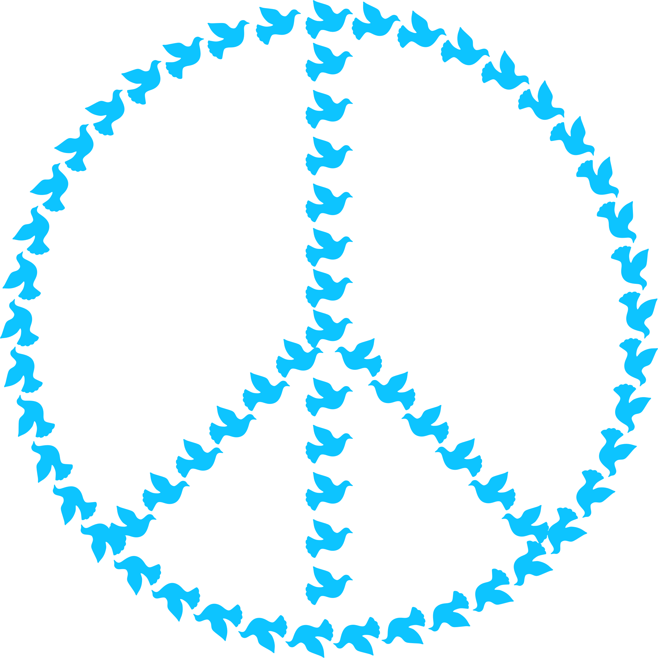Dove Clipart Sign - Peace Doves (2256x2258), Png Download