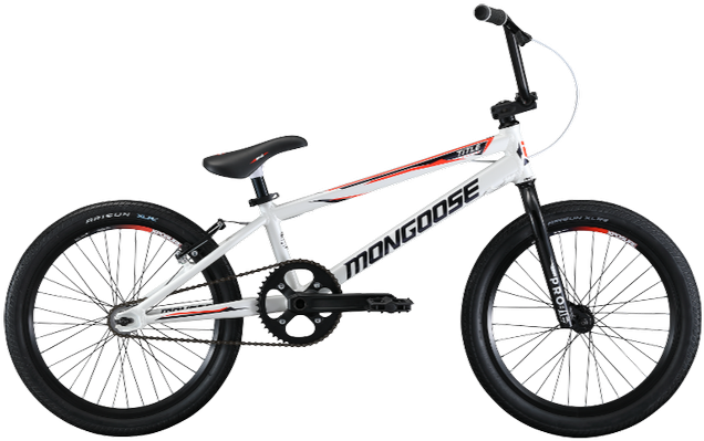 Title Elite Pro Xl - Gt Bmx Bike White (705x537), Png Download