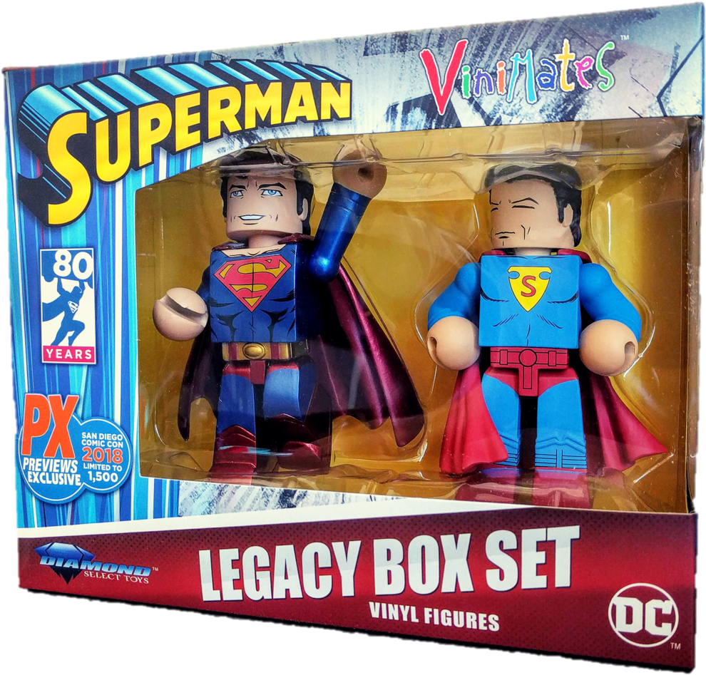 80th Anniversary Superman Legacy Box Set - Superman Name (1060x1060), Png Download