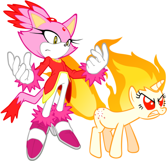 Snicketbar, Blaze The Cat, Burning Blaze, Crossover, - Blaze The Cat Transparent (600x555), Png Download