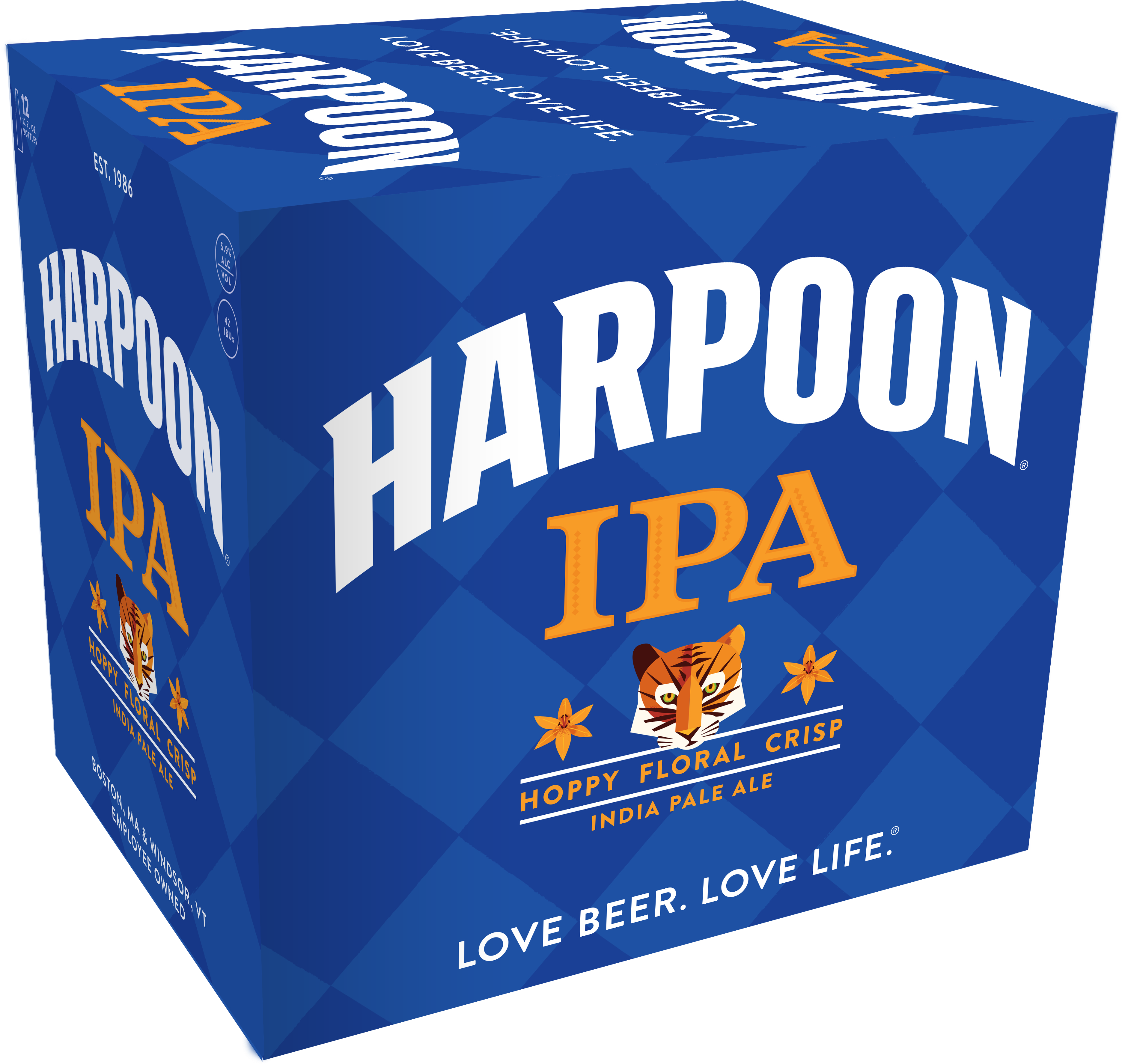 Harpoon Year-round - Carton (3751x3595), Png Download