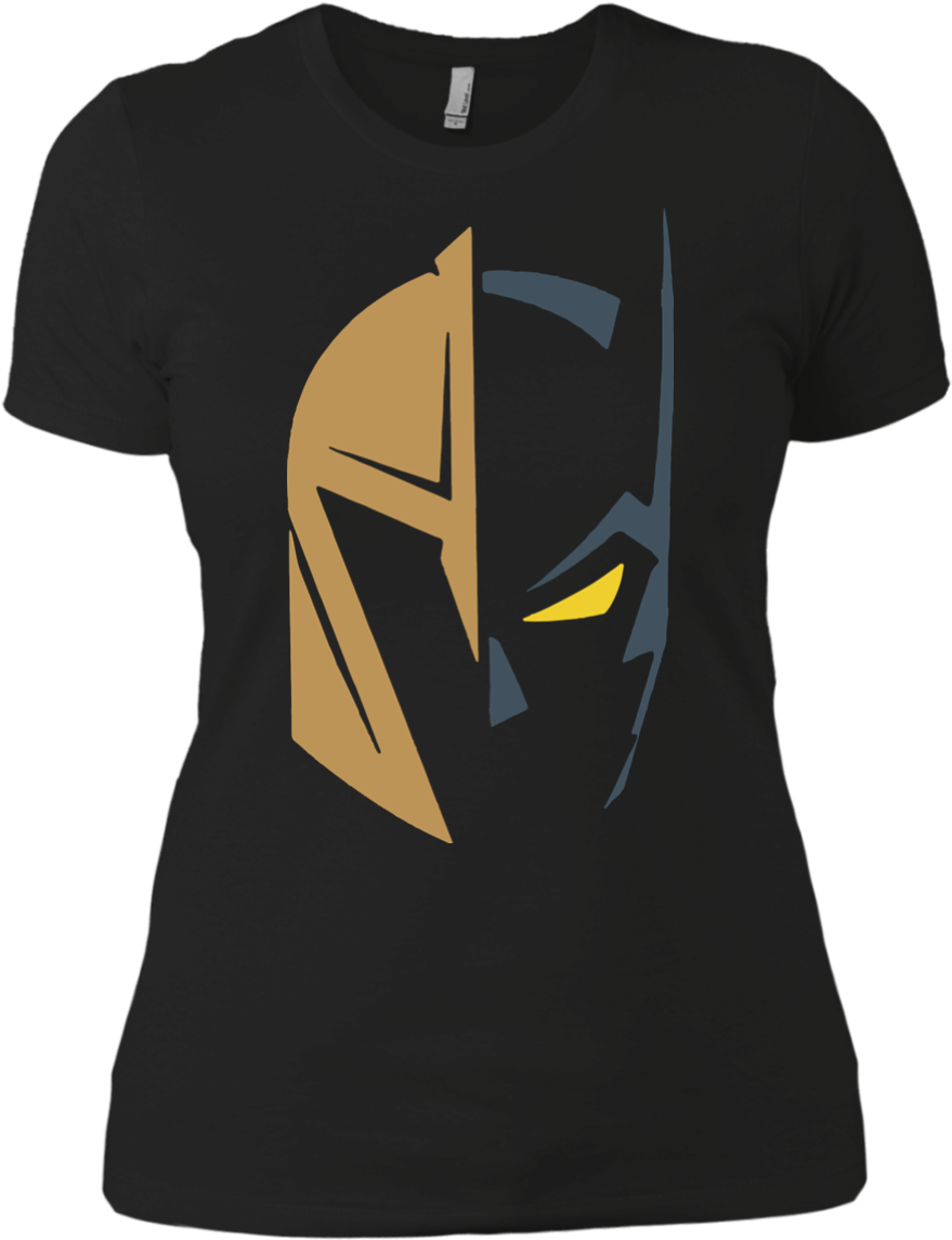 Vegas Golden Knights Logo Batman Shirt Ladies' Boyfriend - Shirt (1155x1155), Png Download