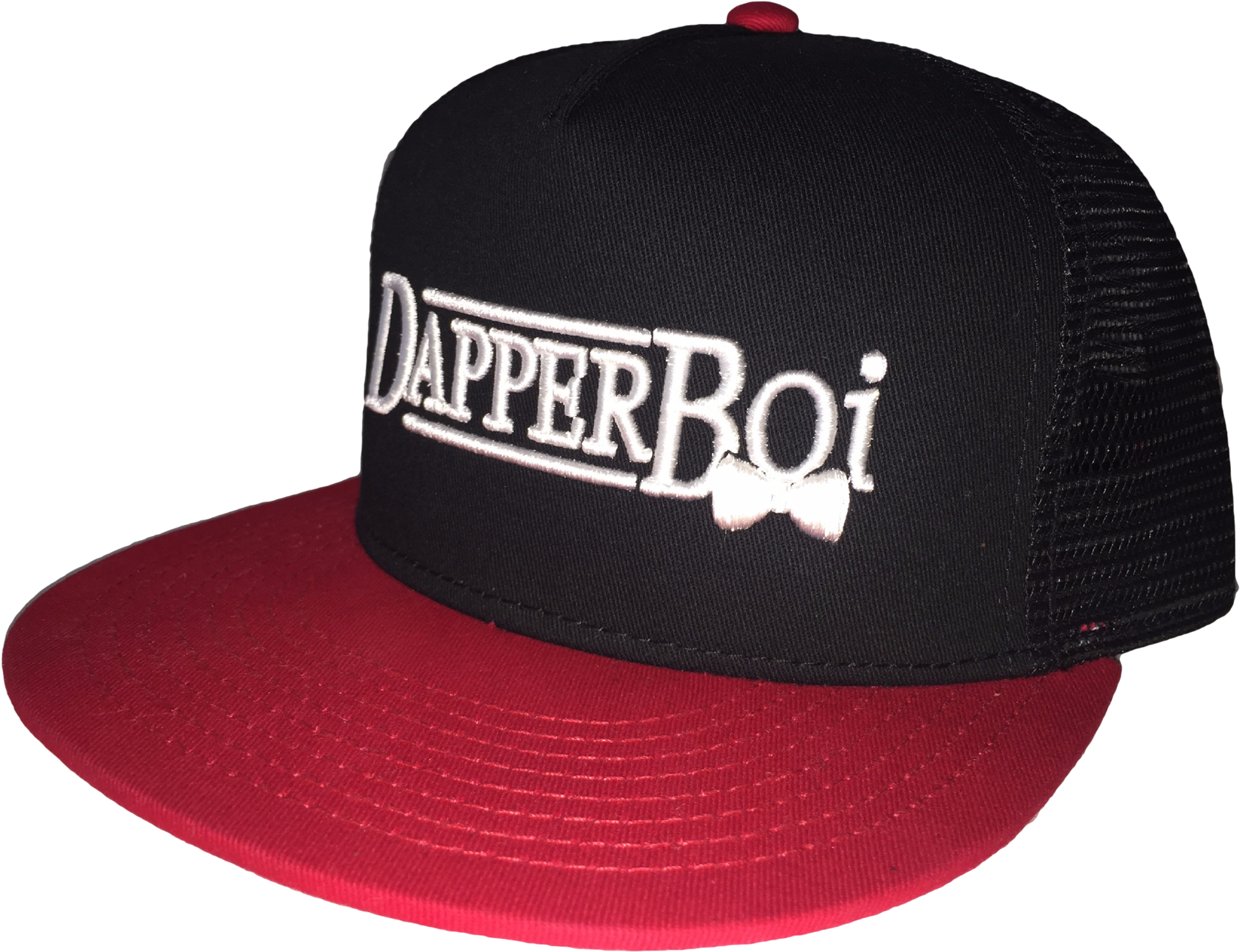 Dapper Boi Mesh Otto Snapback -black & Red - Baseball Cap (2048x1535), Png Download
