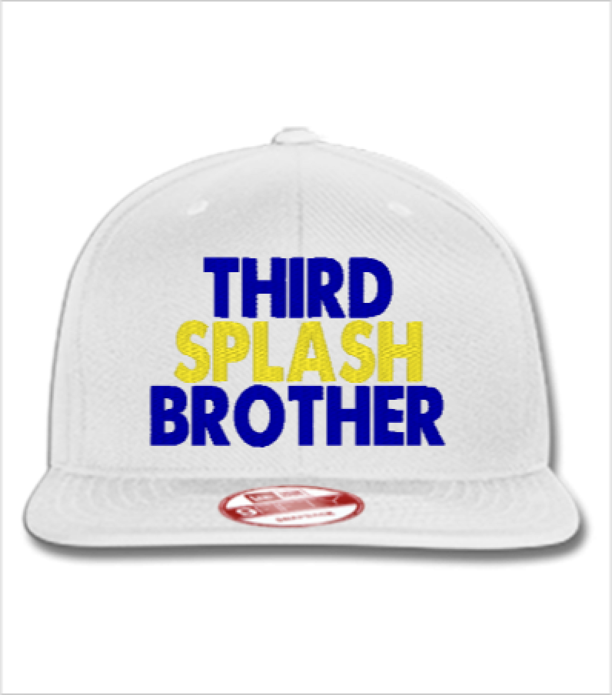 Third Splash Brother Embroidery Hat - Baseball Cap (1194x1356), Png Download