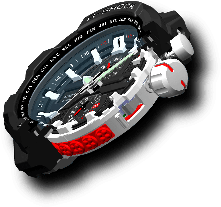 Triple G Resist Triple G Resist Triple G Resist - Panske Hodinky Casio G Shock (783x735), Png Download