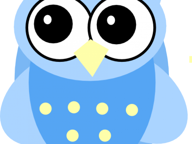 Owl Clipart Pastel - Baby Owl Clip Art (640x480), Png Download