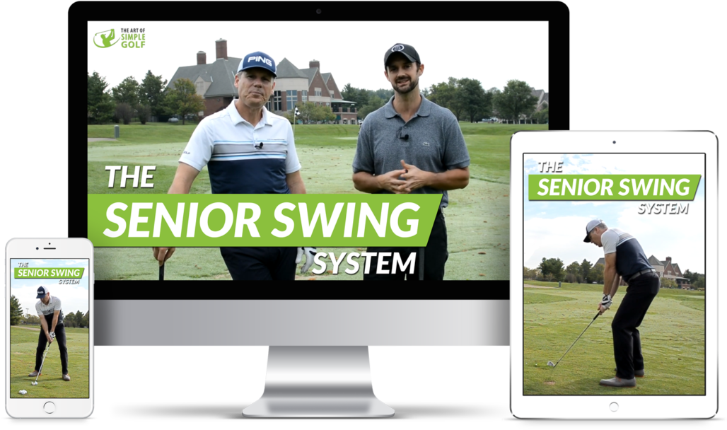 Senior Golf Swing Instruction - Pitch And Putt (1030x619), Png Download