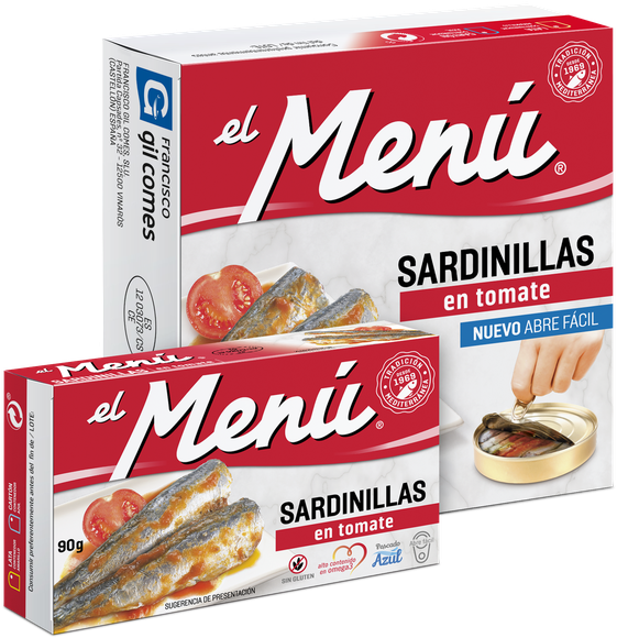 Sardines In Tomato - Sardinillas El Menu Escabeche (600x629), Png Download