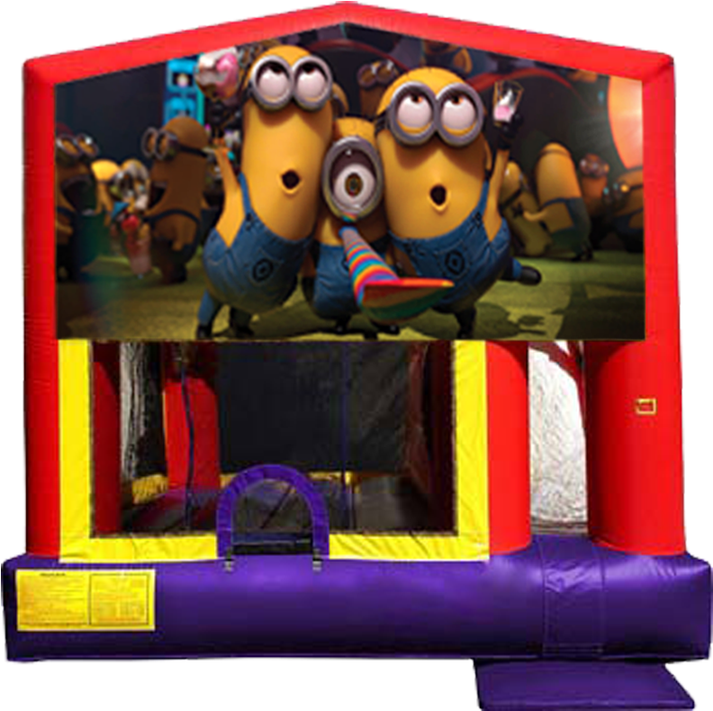 Minions Combo 4 In 1 From Awesome Bounce Of Michigan - Cartoon Minions (864x792), Png Download