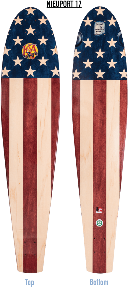 U - S - Flag - Freedom - Surfboard (700x1000), Png Download