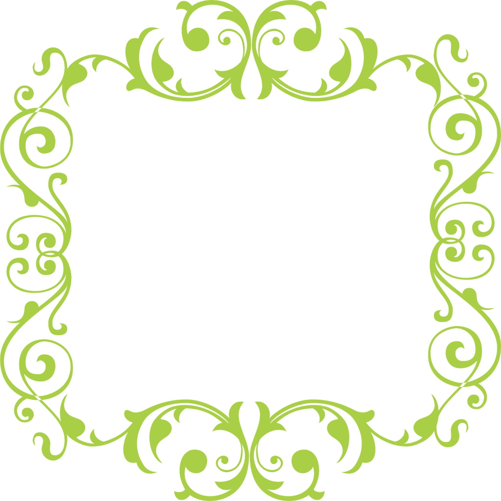 Layouts E Templates Para Blogs E Lojas Virtuais - Moldura Arabesco Retangular Png (1600x1600), Png Download