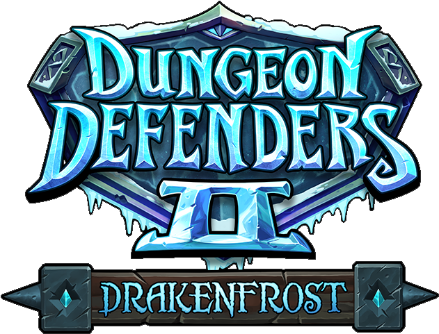 Drakenfrost Logo - Dungeon Defenders Ii Logo (655x534), Png Download