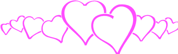 Heart Clipart Banner - Happy Valentine Day Friendship (640x480), Png Download