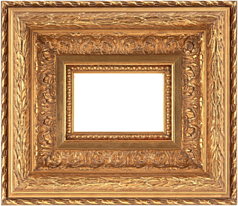 Free Png Vintage Gold Frame Png Png Image With Transparent - Картинные Рамки Для Фотошопа (850x741), Png Download