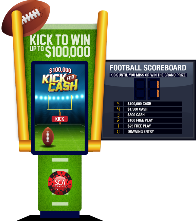 Kick For Cash™ Delivers Digital Game Play On A Giant - Sca Gaming (650x733), Png Download