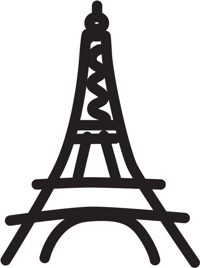 Eiffel Tower Png, Download Png Image With Transparent - Illustration (800x968), Png Download