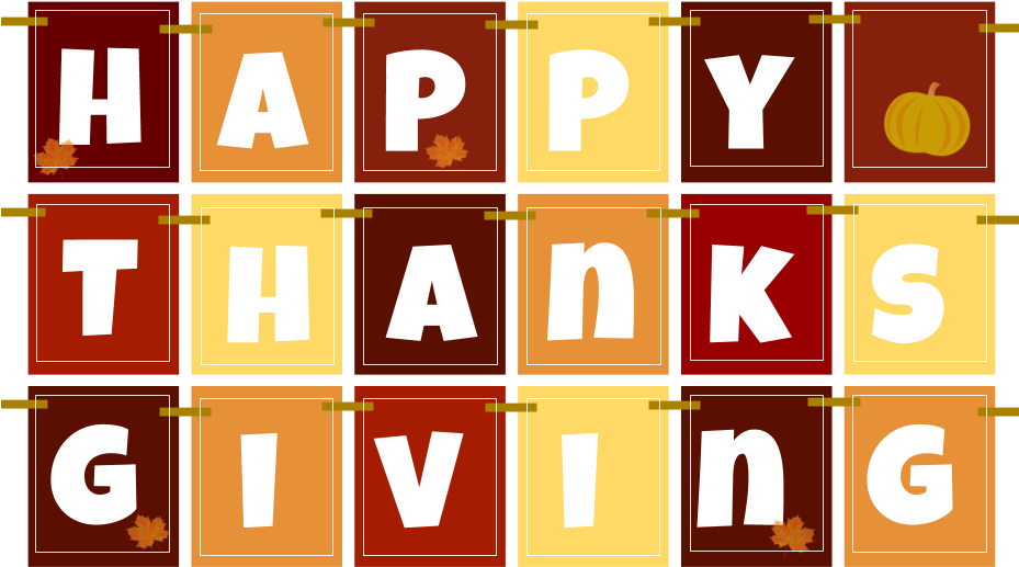 Happy Thanksgiving - Graphic Design (928x550), Png Download