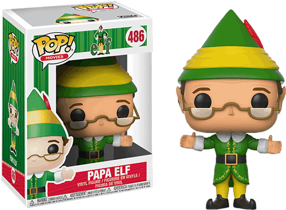 Papa Elf Pop Vinyl Figure - Sesame Street Bert Pop (600x600), Png Download