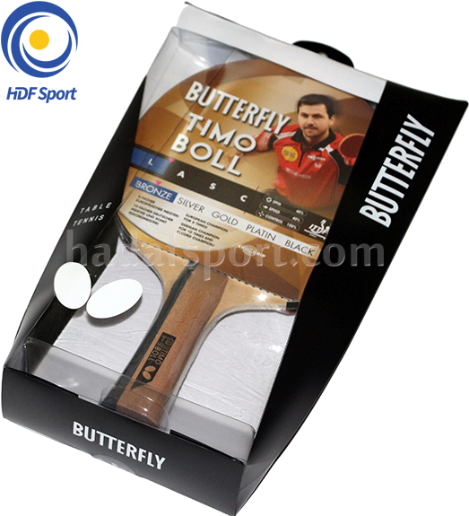 Butterfly Timo Boll Bronze - Flyer (544x598), Png Download