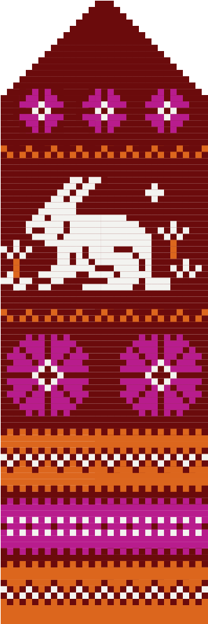 Muhu Mittens Diy Pattern Knitting Kit - Knitting (400x900), Png Download