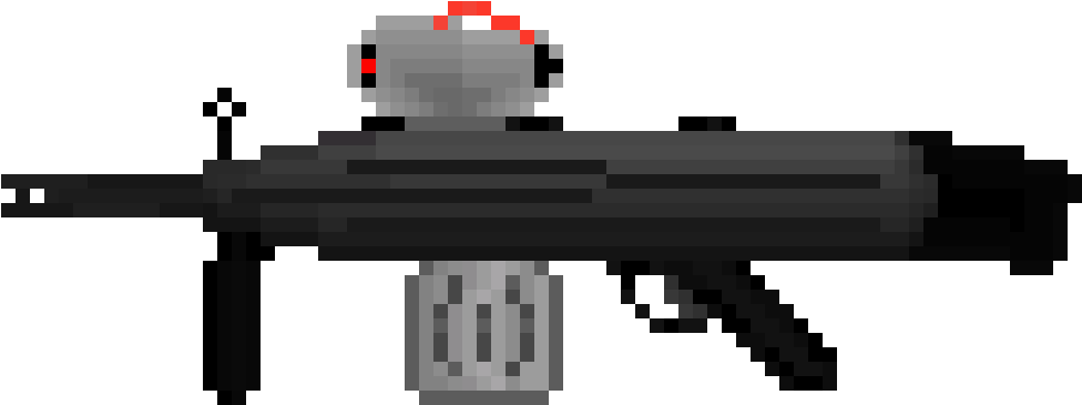 Custom Lmg - Assault Rifle (1131x936), Png Download