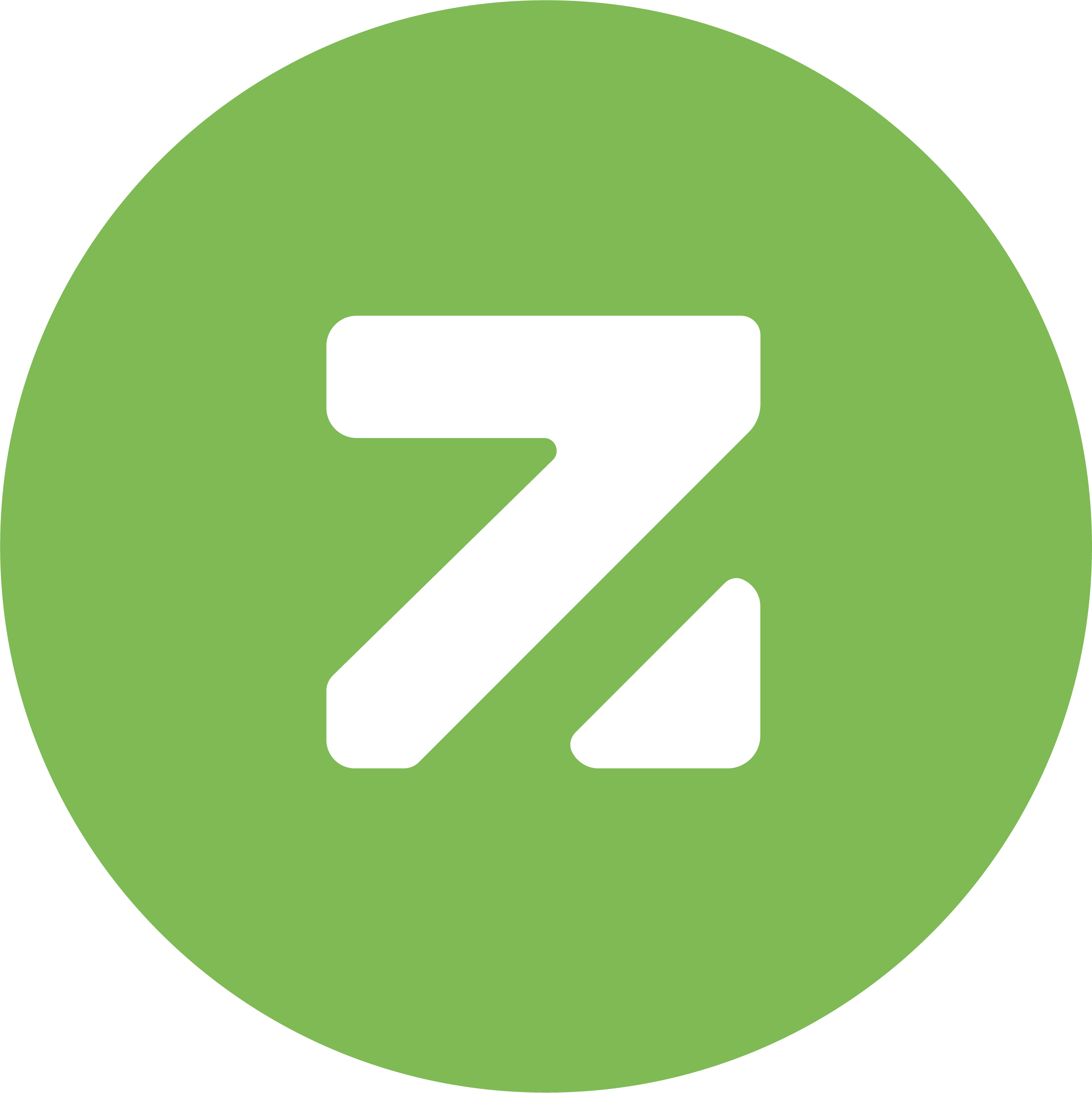 Png - Eps - Mail Logo Green Colour (2387x2388), Png Download