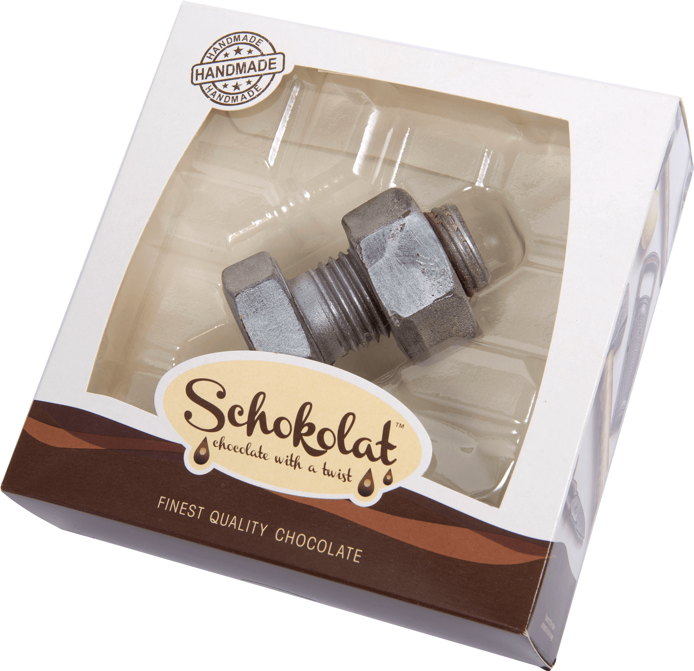 Chocolate Nut & - Chocolate Nut And Bolt (2400x2400), Png Download