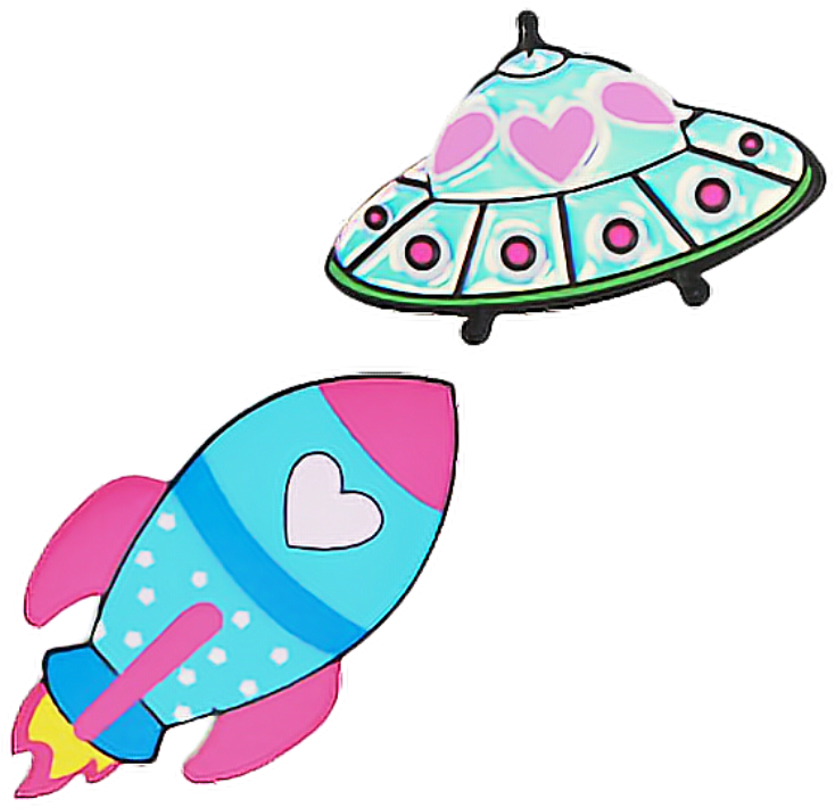 Art Sticker - Cute Space Tumblr Stickers (1024x1024), Png Download
