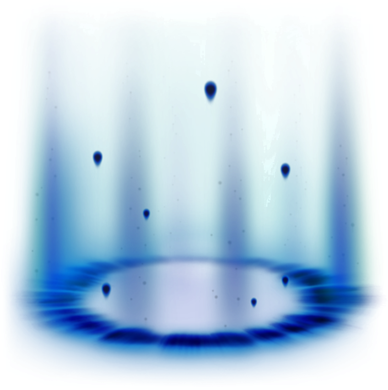 #portal #black #hole #noturno #dark #blue - Drop (1024x1024), Png Download