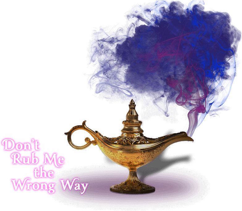 Jinn Lamp - Jinn In A Lamp (790x696), Png Download