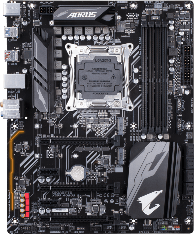‹ › - Gigabyte X299 Aorus Gaming (1000x1000), Png Download