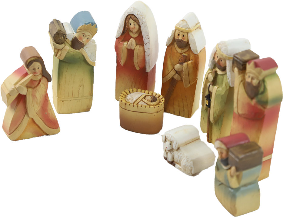 Celebrating A Christ-centered Christmas - Figurine (1000x1000), Png Download