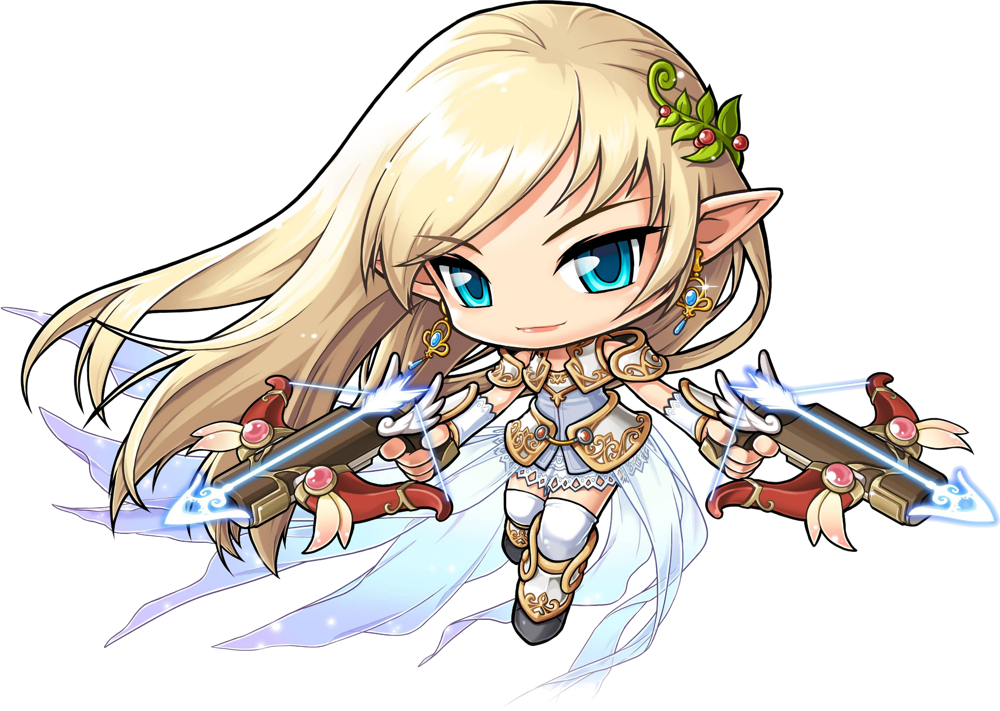 The Free Maplestory Database Anyone Can Edit - Mercedes Maplestory (1000x711), Png Download