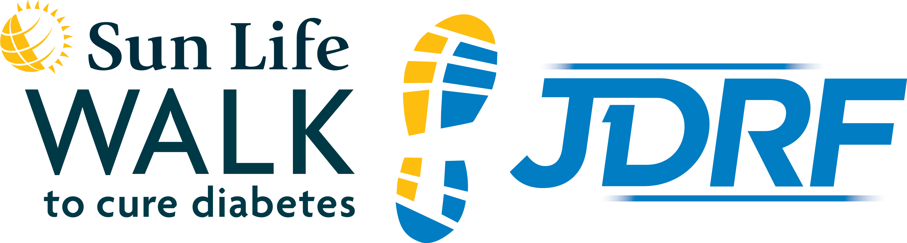 Jdrf Walk To Cure Diabetes - Sun Life Financial (3000x805), Png Download