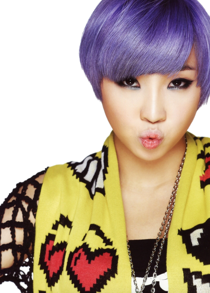 2ne1 - Minzy - 2ne1 Minzy Short Hair (688x960), Png Download