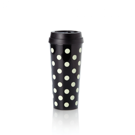Kate Spade New York Thermal Mug 16 Oz - Polka Dot (540x800), Png Download