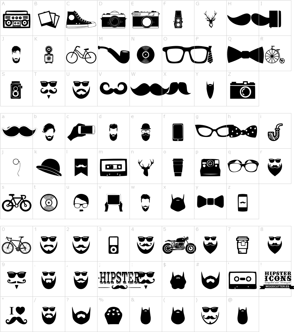 Font Download Characters - Sunglasses (1000x1150), Png Download