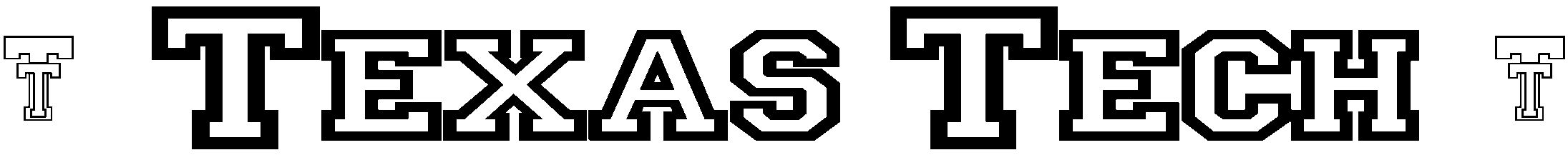 Texas Tech Red Raiders Logo Black And White - Ministerio Infantil (2400x2400), Png Download
