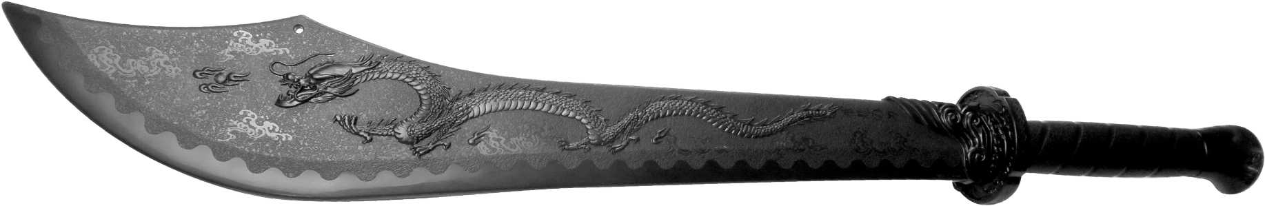Dragon-slaughterer's Great Sword A Kind Of Weapons - Serrated Blade (1920x426), Png Download