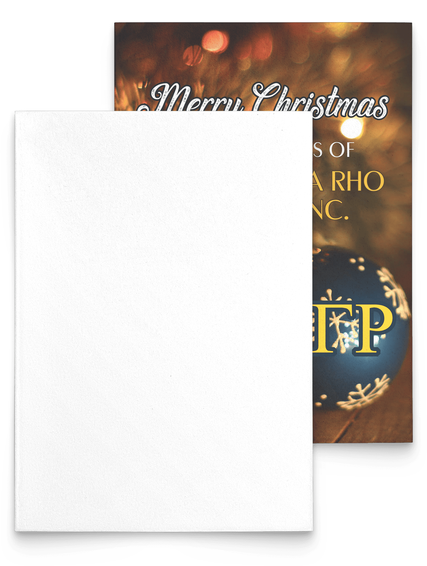 Sigma Gamma Rho Christmas Card - Greeting Card (2000x2000), Png Download