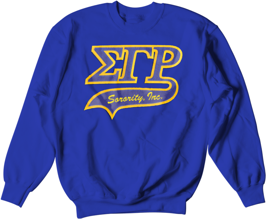 Sigma Gamma Rho Tackle Twill Sweatshirt - Sweatshirt (937x1024), Png Download