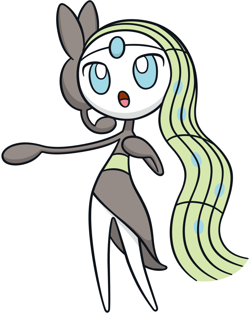 Global Link Aria - Pokemon Meloetta (830x1040), Png Download
