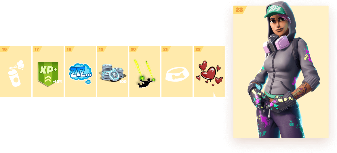 { "messages" - Battle Pass Fort Nite (1200x543), Png Download