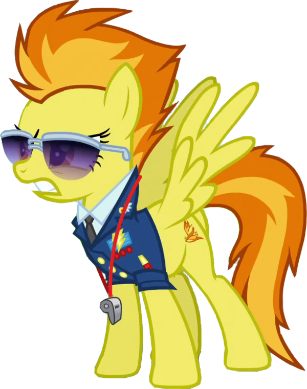 Kind Regards, Sgt - Angry My Little Pony Spitfire (600x761), Png Download