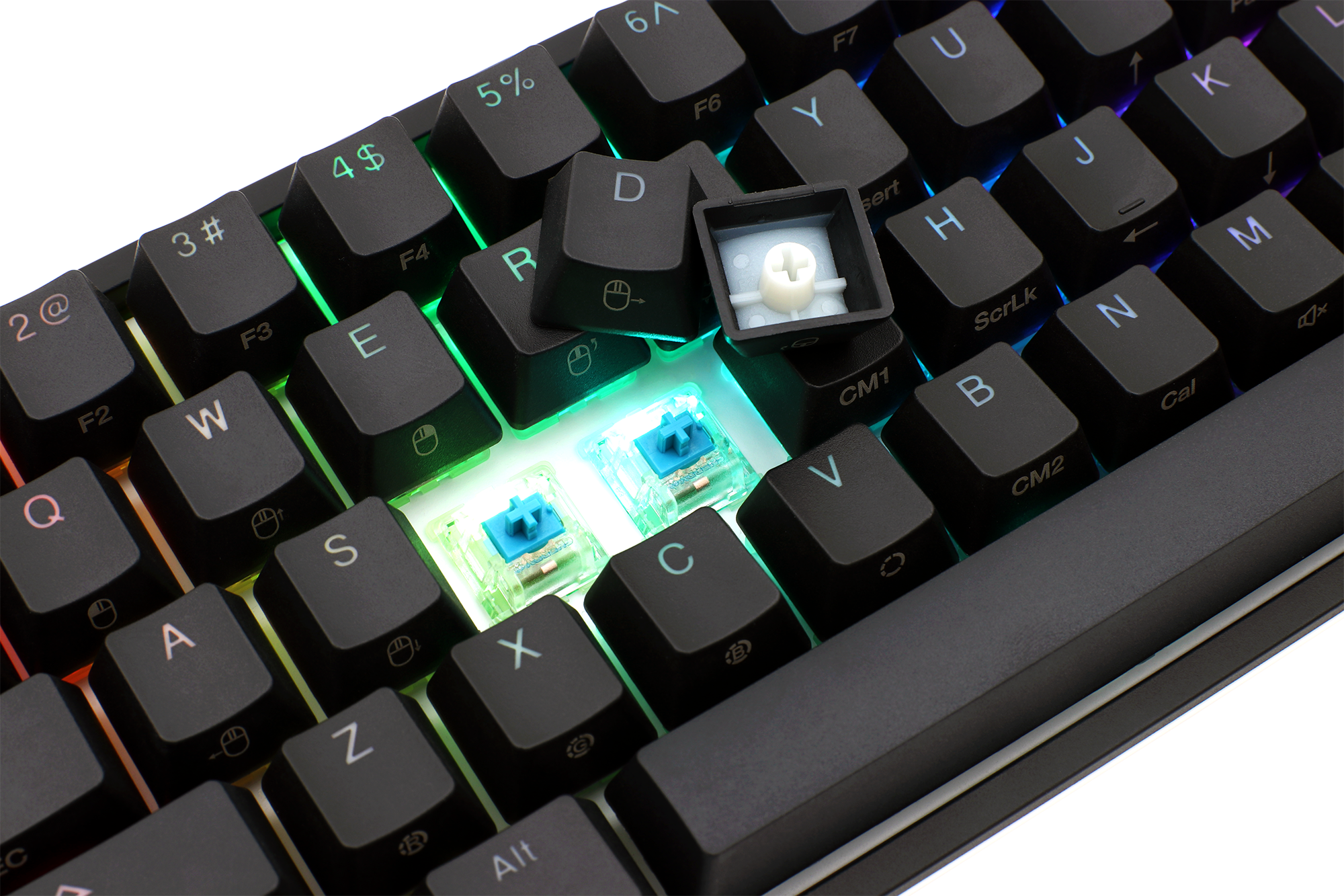 Ducky One 2 Mini Rgb Led 60% Double Shot Pbt Mechanical - Ducky One 2 Mini (2000x1333), Png Download