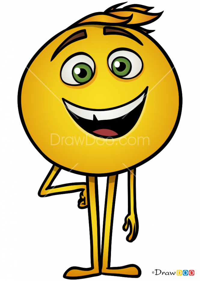 665 X 934 1 - Emoji Movie Gene Draw (665x934), Png Download