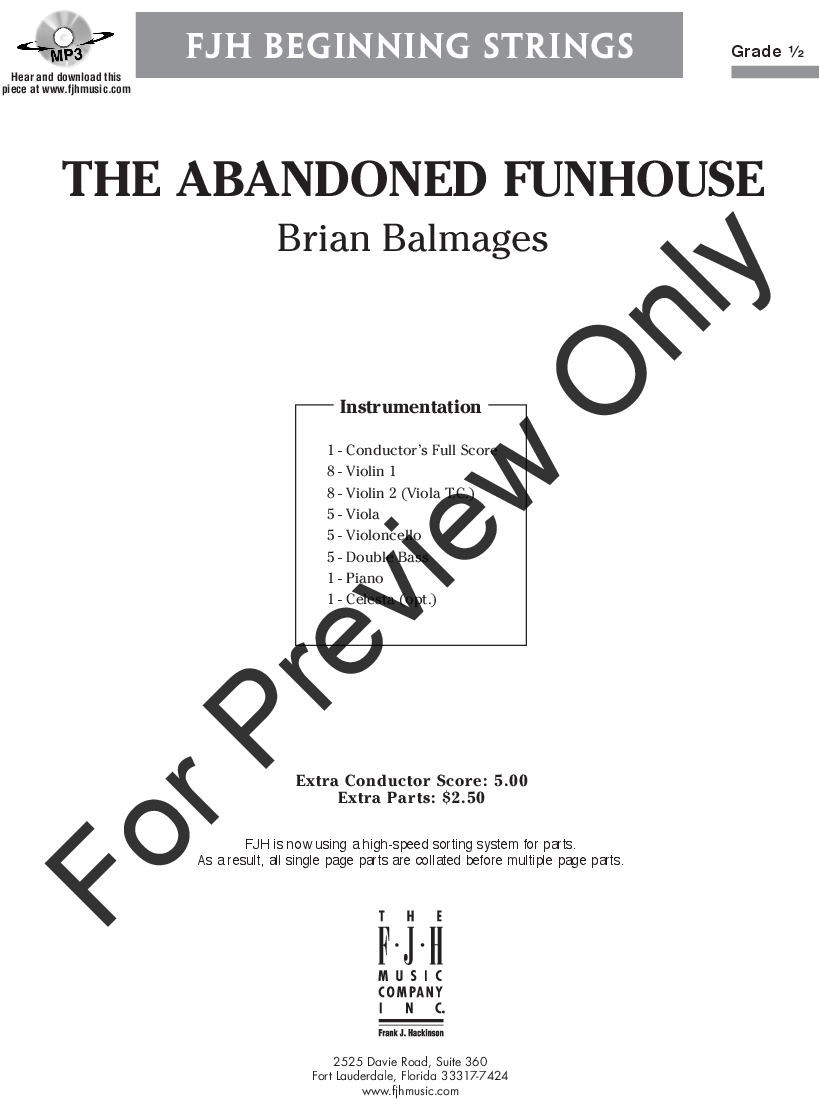 The Abandoned Funhouse Thumbnail The Abandoned Funhouse - Abandoned Funhouse Sheet Music (864x1152), Png Download