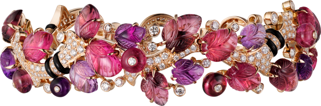 Bracelet With Engraved Stones - Pink Brooch Transparent (1024x339), Png Download