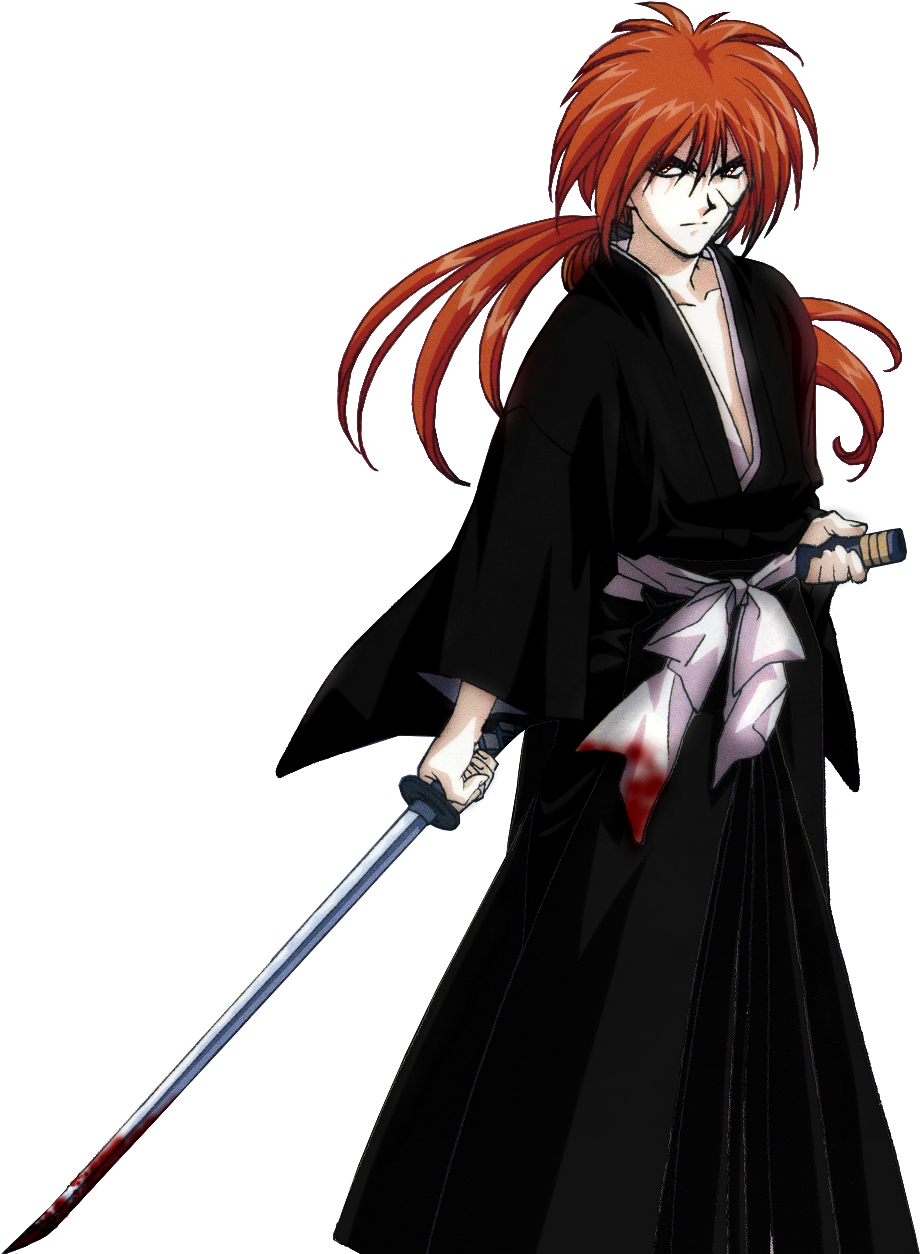 Just Change The Memories - Kenshin Himura Soul Reaper (980x1260), Png Download